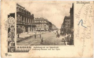 Budapest VI. Andrássy út, Opera, Art Nouveau (EB)