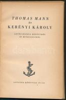 Thomas Mann és Kerényi Károly levélváltása regényről és mitológiáról. 1947, Officina Könyvtár. Kiadó...