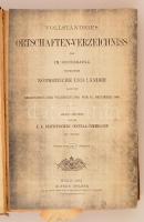 Vollstandiges Ortschaften-verzeichniss. Wien, 1885, Alfred Hölder. Kissé viseltes egsézvászon kötésb...