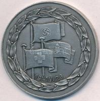 1941. "Német-Magyar-Svájci Sportverseny 1941. VI. 29." Al díjérem "BERÁN N. BPEST" gyártói jelzéssel (12.3g/46mm) T:2