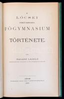 Halász László: A lőcsei királyi katholikus főgymnasium története. Lőcse, 1896, Reiss József. Fekete-...