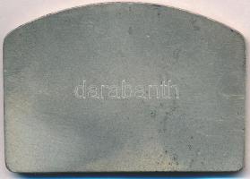 ~1938. "MRG" ezüstözött Br sportplakett (109,3g/51x73mm) T:2