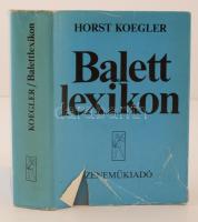 Horst Koegler: Balettlexikon. Fordította: Gelencsér Ágnes, Manherz Zoltán, Szentpál Mária. Budapest, 1977, Zeneműkiadó. Kiadói egészvászon kötés, kiadó picit szakadt papírborítóban. Jó állapotban.