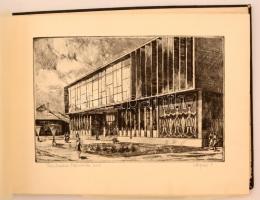 Épülő szocializmus, propaganda rézkarcok  (16 db) mappában: Kondor Lajos, Veszprémi Zoltán, Kővári S...