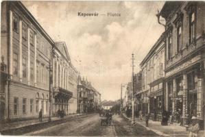 Kaposvár, Fő utca, Geiszler Nep. János üzlete, kiadja Szabó Lipót (fa)