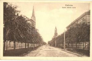Kalocsa, Szent István utca, kiadja Szeidler Aladár (EK)