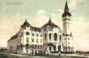 Marosvásárhely, Targu Mures; Városháza, kiadja Márványi Arthur / town hall (kis szakadás / small tear)