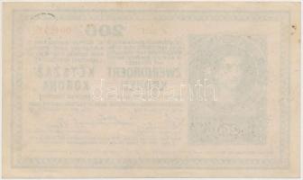 1918. 200K "A 2031" sima hátlappal T:II-