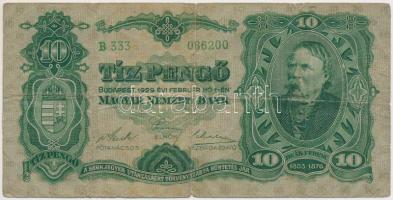 1929. 10P "Deák Ferenc" T:III- ly. Adamo P8