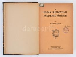 Jancsó Benedek: A román irredentista mozgalmak története. Bp., 1920, Bocskay Szövetség. Későbbi félv...