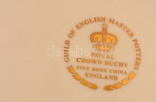 Royal Crown Duchy emlék tányér, matricás, jelzett, hibátlan, eredeti dobozában, d: 20 cm