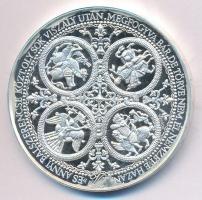 Bognár György (1944-) 1996. "Millecentenárium" Ag emlékérem dísztokban tanúsítvánnyal (31,...