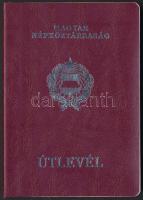 1975 Piros útlevél, Magyar Népköztársaság által kiállítva, 13x9cm