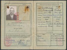 1930 Reisepass, Deutsches reich által kiállítva, pp.:32, 16x11cm