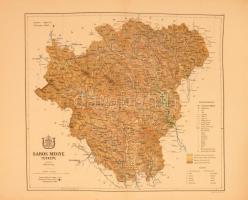 Magyarország megyéinek kézi atlasza. Terv.: Gönczy Pál, rajz.: Kogutowicz Manó. Bp., é. n., Posner L...