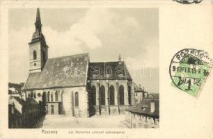 Pozsony, Pressburg, Bratislava; Szent Mártonhoz címzett székesegyház / cathedral, TCV card