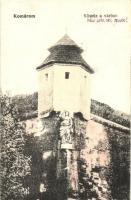 Komárom, Komárno; Kőszűz a várban / castle statue
