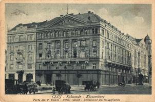 Kolozsvár, Cluj; Főtér / main square Kolozsvár visszatért So. Stpl. (EK)