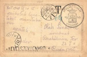 Kolozsvár, Cluj; Főtér / main square 'Kolozsvár visszatért' So. Stpl. (EK)