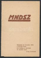 1948 Tagsági könyv, Magyar Nők Demokratikus Szövetsége, bélyeggel, 10x7cm
