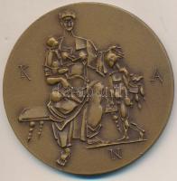 Kiss Nagy András (1930-1997) DN "Semmelweis Ignác 1818-1865" Br emlékérem, ÁPV plasztiktok...