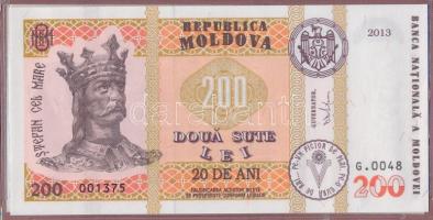 Moldova 2013. 200L "A nemzeti valuta bevezetésének 20. évfordulója" díszcsomagolásban T:I
...