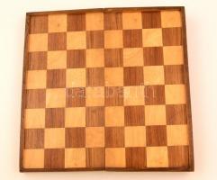 Fa sakk, II. oszt. bélyegzővel, 38x38cm