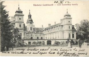Cseklész, Bernolákovo, Ceklís; Gróf Eszterházy-kastély; kiadó Gelber Miksa / castle