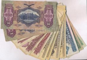 29db-os vegyes forint és pengő bankjegy tétel T:III,III-