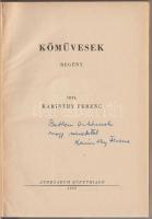 Karinthy Ferenc: Kőművesek. A borítólap Gordon György műve. Budapest, 1950, Athenaeum Könyvkiadó. Ki...
