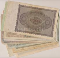 Német Birodalom / Weimari Köztársaság 1908-1923. 30db-os vegyes bankjegy tétel T:II,III
German Empi...