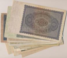 Német Birodalom / Weimari Köztársaság 1906-1923. 33db-os vegyes bankjegy tétel T:II,III
German Empi...