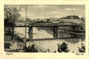 Ungvár, Uzhorod; Régi híd / bridge (EK)
