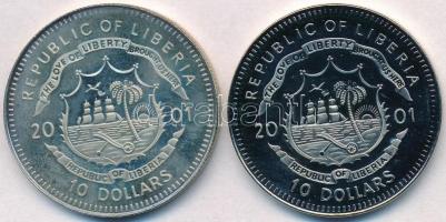 Libéria 2001. 10$  "Szabadság pillanatai - A keresztényüldözés megszüntetése 313." multico...