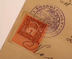 1911 Az egri jogi líceum latin nyelvű elbocsátó levele végzett hallgató részére, Demkó György (1856-...