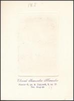 Jevgenyij Nyikolajevics Tyhanovics / Evgenij Nikolajevic Tihanovic (1911-2005): Ex libris Boris Bale...