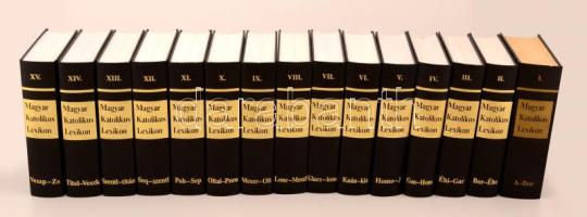 Magyar Katolikus Lexikon I-XV. Szerk.: Dr. Diós István. Budapest, 1993-2010 , Szent István Társulat. Kiadói aranyozott műbőr kötés. Jó állapotban.