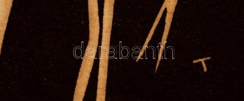 Leo Tilgner  (1892-1971):  F. Schulze-Oben. Fametszet, papír, jelzett, foltos, 18×13 cm