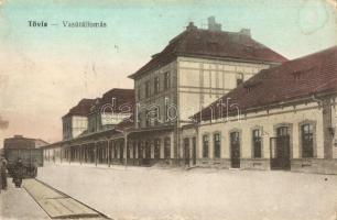 Tövis, Teius; vasútállomás / railway station