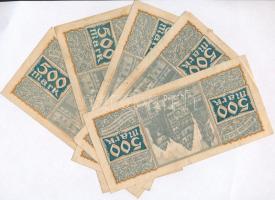 Németország / Weimari Köztársaság / Bamberg 1922. 500M (5x) T:III
Germany / Weimar Republic / Bambe...