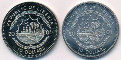 Libéria 2001. 10$ "Szabadság pillanatai - A kommunikáció szabadsága 21. sz." multicolor + ...