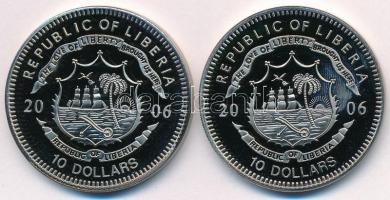 Libéria 2006. 10$ "Szabadság pillanatai - Globális háború a terrorizmus ellen 2001." multi...