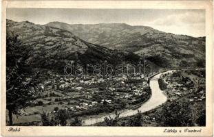 Rahó, Rakhiv; látkép a Tiszával / general view with the Tisza river (EK)