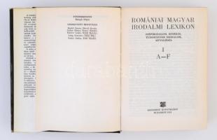 Romániai Magyar Irodalmi Lexikon 1-5. Szerk.: Balogh Edgár, Dávid Gyula. Bukarest-Kolozsvár, 1981-20...