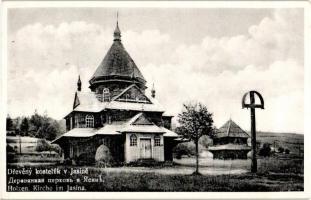 Kőrösmező, Jasina-Strimbe; fatemplom / wooden church