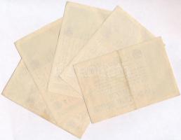 Németország / Weimari Köztársaság 1923. 1.000.000M (5x) T:II-,III
Germany / Weimar Republic 1923. 1...