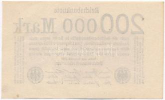 Németország / Weimari Köztársaság 1923. 200.000M T:I-
Germany / Weimar Republic 1923. 200.000 Mark ...