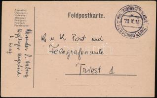 Tábori posta levelezőlap &quot;KRIEGSGEFANGENENLAGER WEGSCHEID b.LINZ&quot;, Austria-Hungary Field postcard &quot;KRIEGSGEFANGENENLAGER WEGSCHEID b.LINZ&quot;