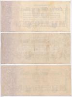 Németország / Weimari Köztársaság 1923. 50.000.000M (3x) 7 jegyű sorszámmal T:III
Germany / Weimar ...