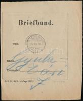 Briefbund &quot;TP 417 b&quot;, Austria-Hungary Field cover Briefbund &quot;TP 417 b&quot;